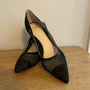 Mar Fisher LTD Black Block Pointed Toe Heels 7.5 EUC